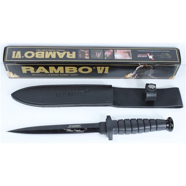 RAMBO FIRST BLOOD VI 12" KNIFE - 5" BLADE, 7" HANDLE