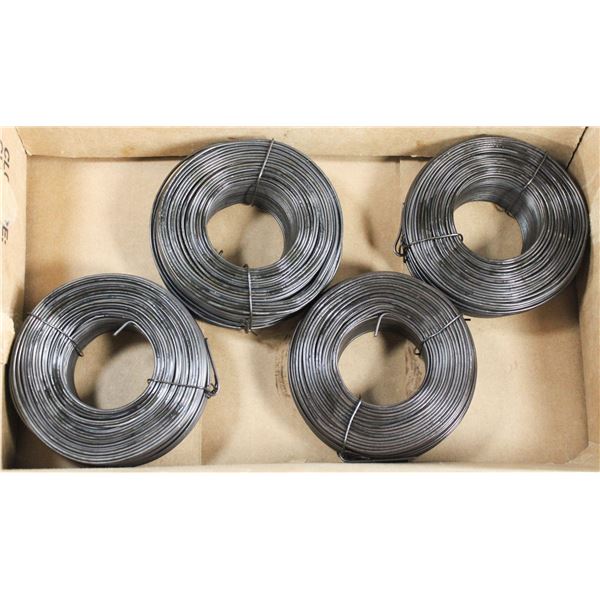 LOT OF 4 ROLLS OF BALING WIRE