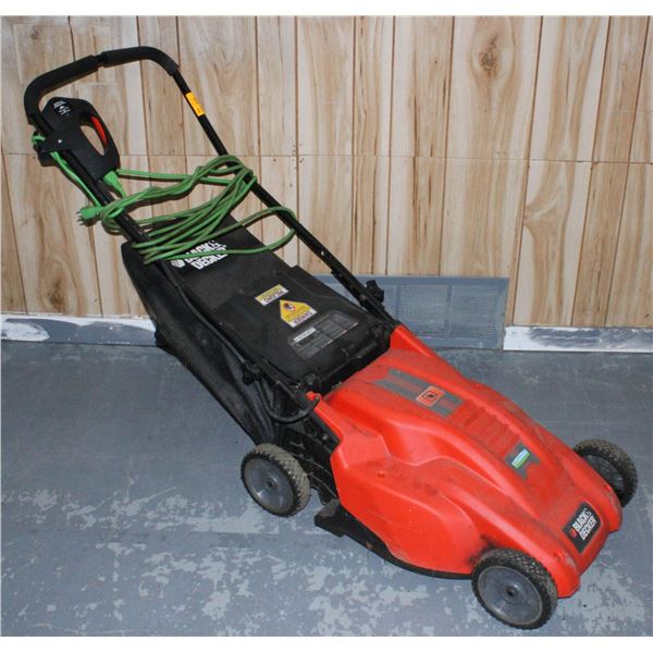 BLACK & DECKER ELECTRIC ZERO EMISSION LAWN MOWER
