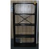 Image 1 : 5 SHELF BLACK METAL STAND