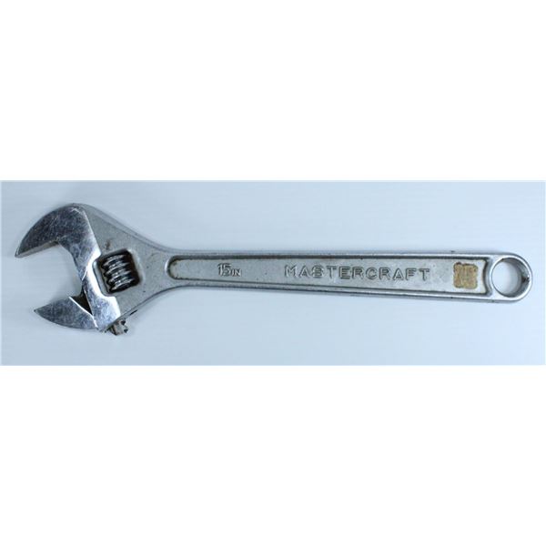 MASTERCRAFT 15" CRESCENT WRENCH