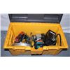 Image 1 : YELLOW TOOL BOX w/ CONTENTS