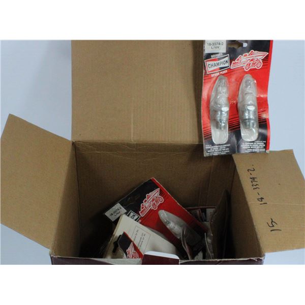 BOX OF SPARK PLUGS