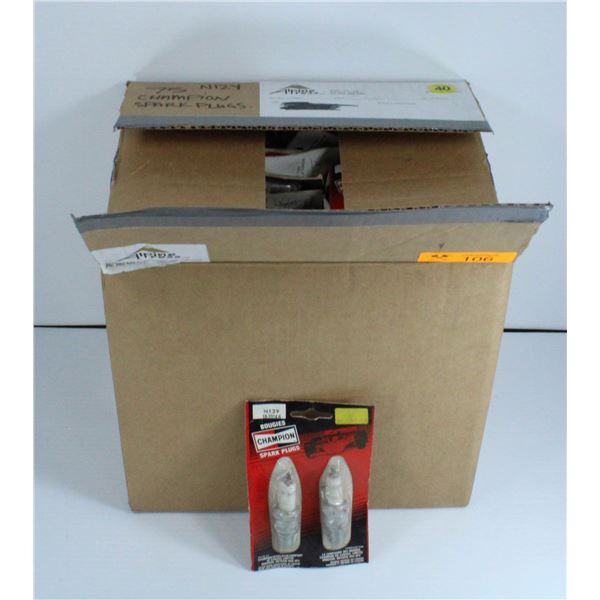 BOX OF SPARK PLUGS