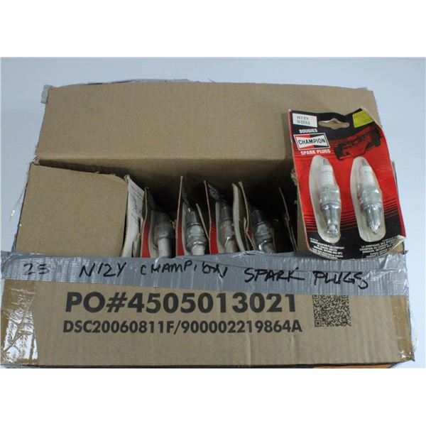 BOX OF SPARK PLUGS