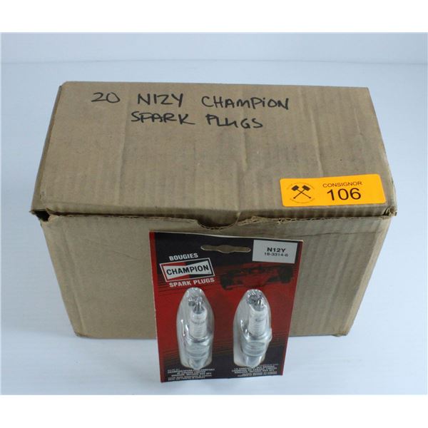 BOX OF SPARK PLUGS