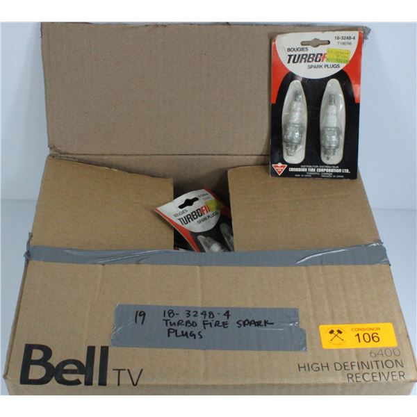 BOX OF SPARK PLUGS