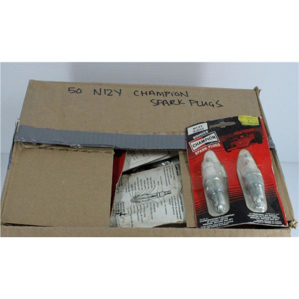 BOX OF SPARK PLUGS