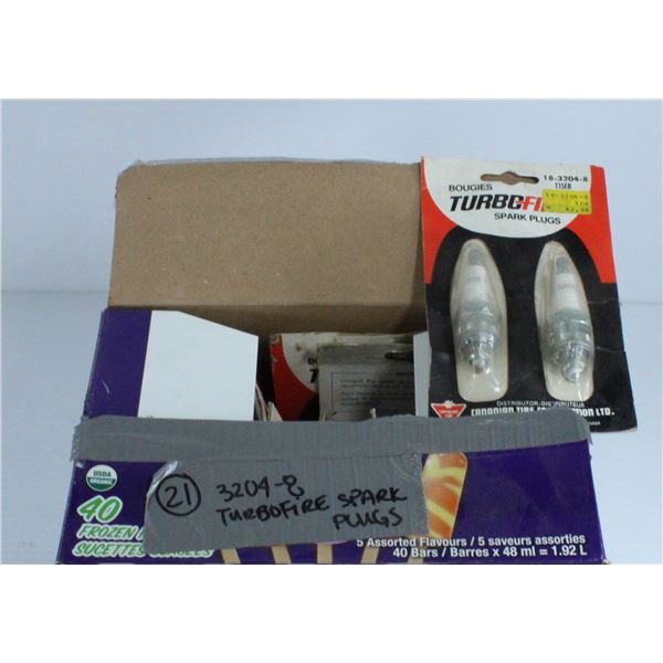 BOX OF SPARK PLUGS