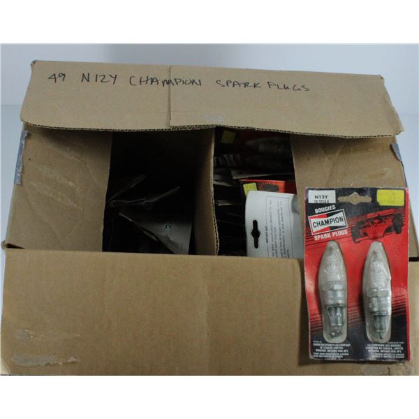 BOX OF SPARK PLUGS