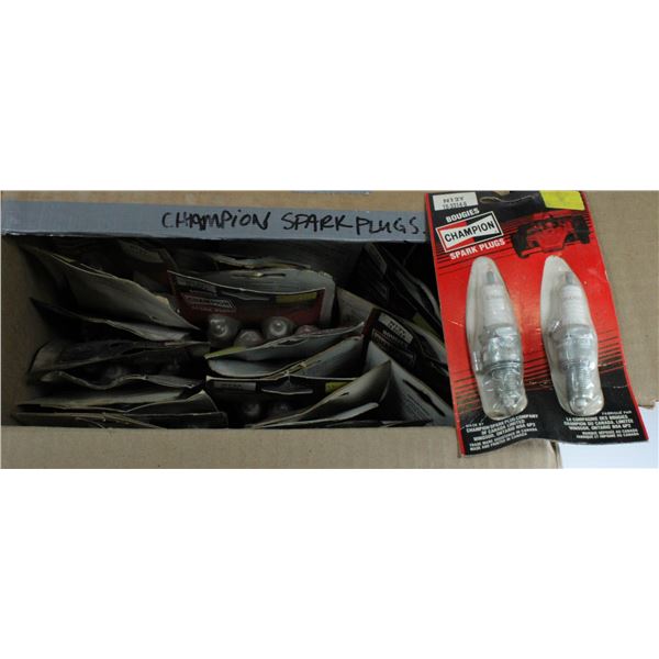 BOX OF SPARK PLUGS