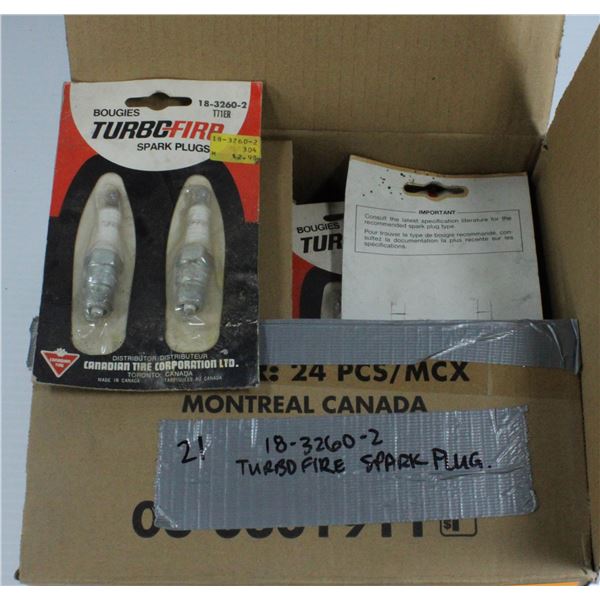 BOX OF SPARK PLUGS