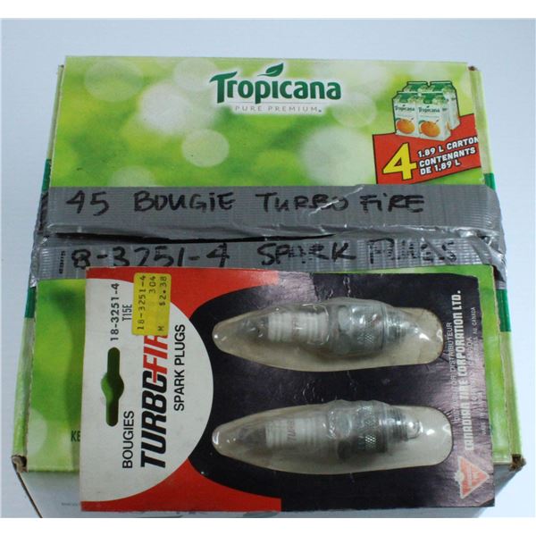 BOX OF SPARK PLUGS