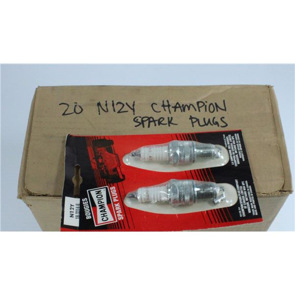 BOX OF SPARK PLUGS