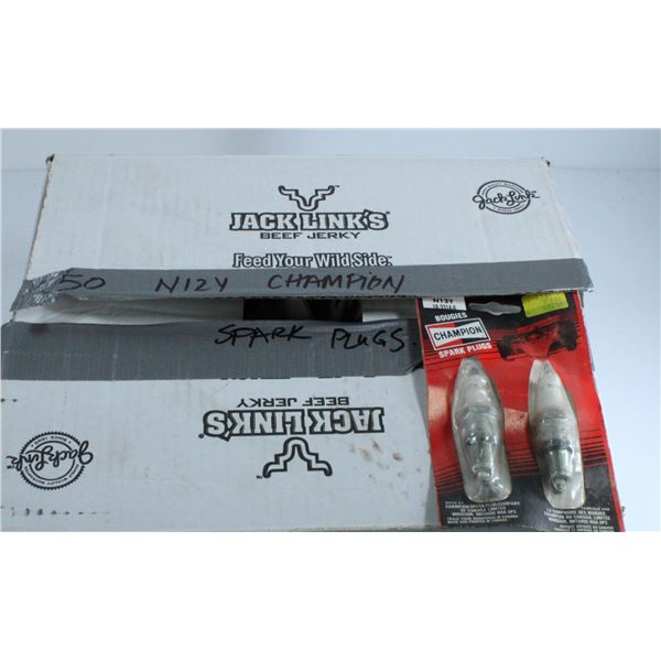 BOX OF SPARK PLUGS