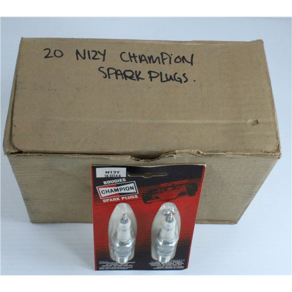 BOX OF SPARK PLUGS
