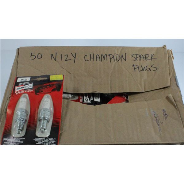 BOX OF SPARK PLUGS