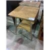 Image 1 : 2 TIER TABLE 21.75 X 22.25 X 30"