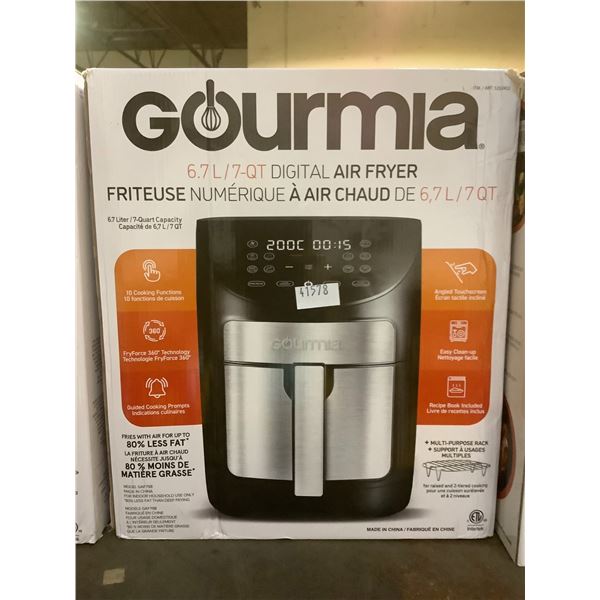 GOURMIA DIGITAL AIR FRYER 6.7L CAPACITY