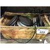 Image 2 : SHELF LOT OF BARBELLS, WEIGHT LIFTING BELT, & ASSORTED PLATE WEIGHTS