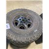 Image 2 : SET OF 4 BF FOODRICH ALL-TERRAIN TIRES WITH RIMS SIZE 31X 10.50 R15LT & 1 WRANGLER RTV TIRE WITH RIM