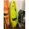 Image 2 : SOLO YELLOW SMALL KAYAK WITH SET OF PADDLES