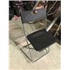 Image 2 : 6 BLACK AND SILVER FOLDING CHAIRS