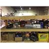 Image 2 : 4 SHELVES OF PAINTING SUPPLIES INCLUDES; ROLLERS, MASKING TAPE, HEATERS AND MORE