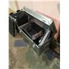Image 2 : METAL TRAVEL TRUNK WITH CONTENTS; MONITOR, COMPUTER (NO HARD DRIVE) AND MISC. ELECTRONICS