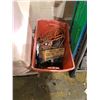Image 3 : 2 WERNER 6' STEPLADDERS, COSCO STEP STOOL AND BIN OF MISC CORDS