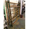 Image 2 : DOUBLE STAGE SCAFFOLDING WITH CROSS BRACES, WALK BOARDS AND WHEELS