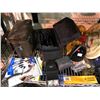 Image 2 : 2 SHELVES OF ASSORTED ELECTRONICS, CUCKOO CLOCK, SCANNER AND MORE