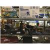 Image 1 : SHELF LOT OF CLOTHING, BAG, WEIGHTS AND MORE
