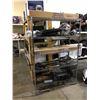 Image 2 : 5 SHELVES OF LIGHTING EQUIPMENT, DISCO BALL, BIKE HITCH & MORE