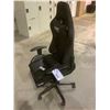 Image 2 : NAZ GAMING BLACK WITH RED STRIPES ROLLING GAMING CHAIR