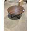 Image 2 : WALKER EDISON ROUND WOOD & METAL COFFEE TABLE