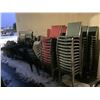 Image 2 : LARGE QUANTITY OF ASSORTED STACKING CHAIRS