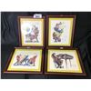 Image 1 : 4 WATERCOLOR PRINTS BY LEO MEISERDORFF