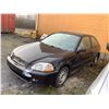 Image 2 : 1998 HONDA CIVIC CX, BLACK, HATCHBACK, GAS, AUTOMATIC, TMU, VIN 2HGEJ6426WH012869, *NOT ROADWORTHY,