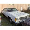 Image 2 : 1979 OLDSMOBILE 98, WHITE, GAS, AUTOMATIC, VIN 3X37K9M225703, *MUST TOW NOT ROADWORTHY* DOES NOT