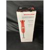 Image 2 : *NEW* KITCHENAID CORDED HAND BLENDER EMPIRE RED