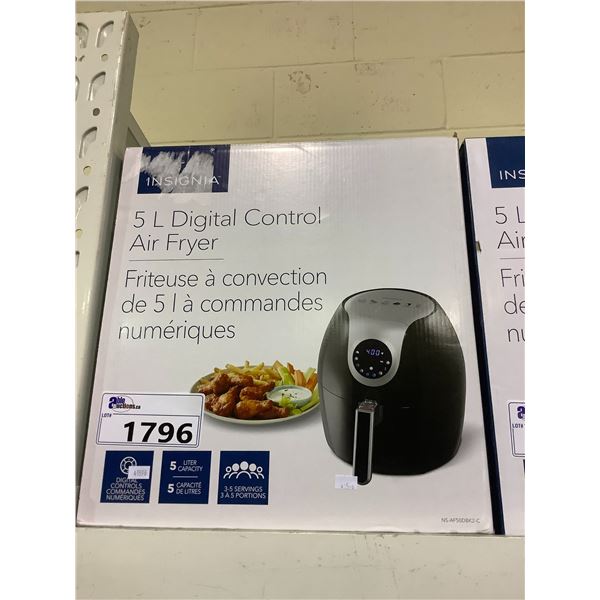 INSIGNIA 5L DIGITAL CONTROL AIR FRYER