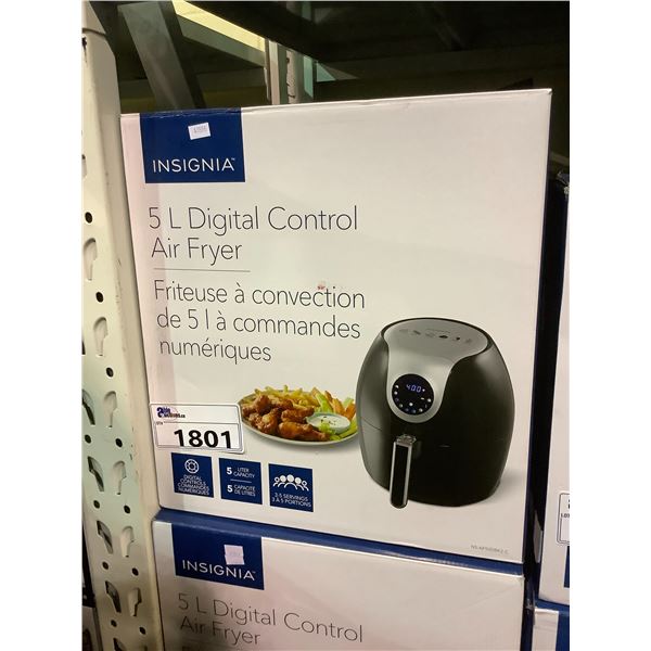 INSIGNIA 5L DIGITAL CONTROL AIR FRYER