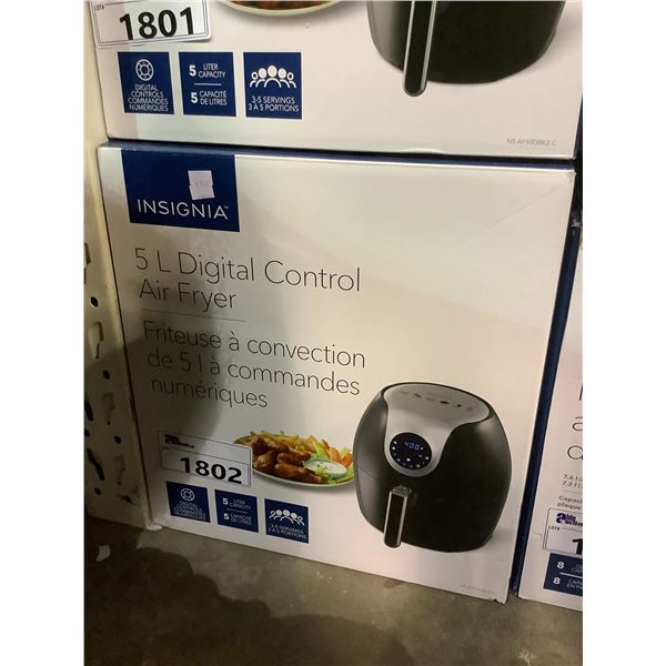 INSIGNIA 5L DIGITAL CONTROL AIR FRYER