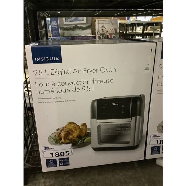 INSIGNIA 9.5L DIGITAL AIR FRYER OVEN