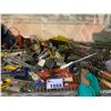 Image 3 : SHELF LOT OF ASSORTED ITEMS INCLUDING; SCREWDRIVERS, SCROLL BLADE, MONKEY WRENCH & MORE