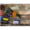 Image 3 : SHELF LOT OF ASSORTED ITEMS INCLUDING ROK HYBRID AIR HOSE 50', COLDHEAT SOLDERING PEN, CRAFTSMAN 10