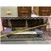 Image 2 : SHELF LOT OF WOODEN MOBILE BASE, RUBBER MAT & LARGE ADJUSTABLE LENGTH PIPE CLEANER