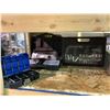 Image 2 : SHELF LOT OF ASSORTED ITEMS INCLUDING; ROK 25PC SANDING DRUM SET, MASTERCRAFT DRILL BIT SET, ROK