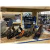 Image 4 : SHELF LOT OF ASSORTED ITEMS INCLUDING; ROK 25PC SANDING DRUM SET, MASTERCRAFT DRILL BIT SET, ROK